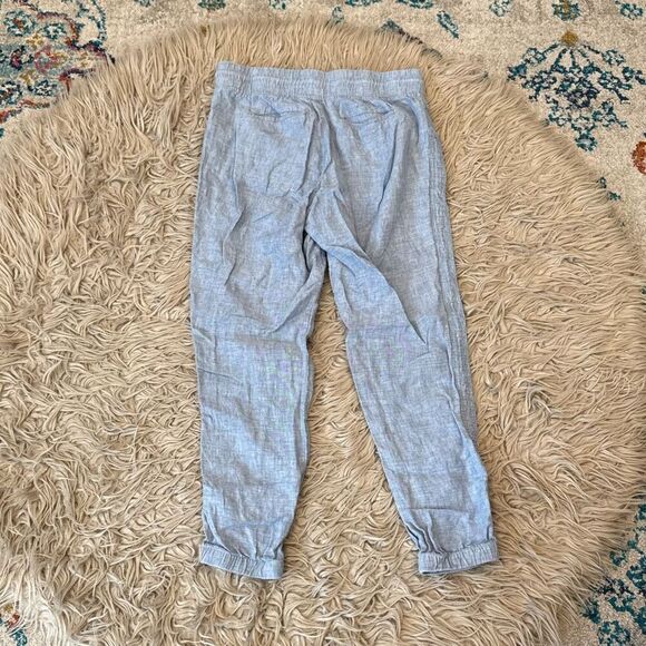 Athleta Cabo Linen pants Blue size 6 - Picture 4 of 4